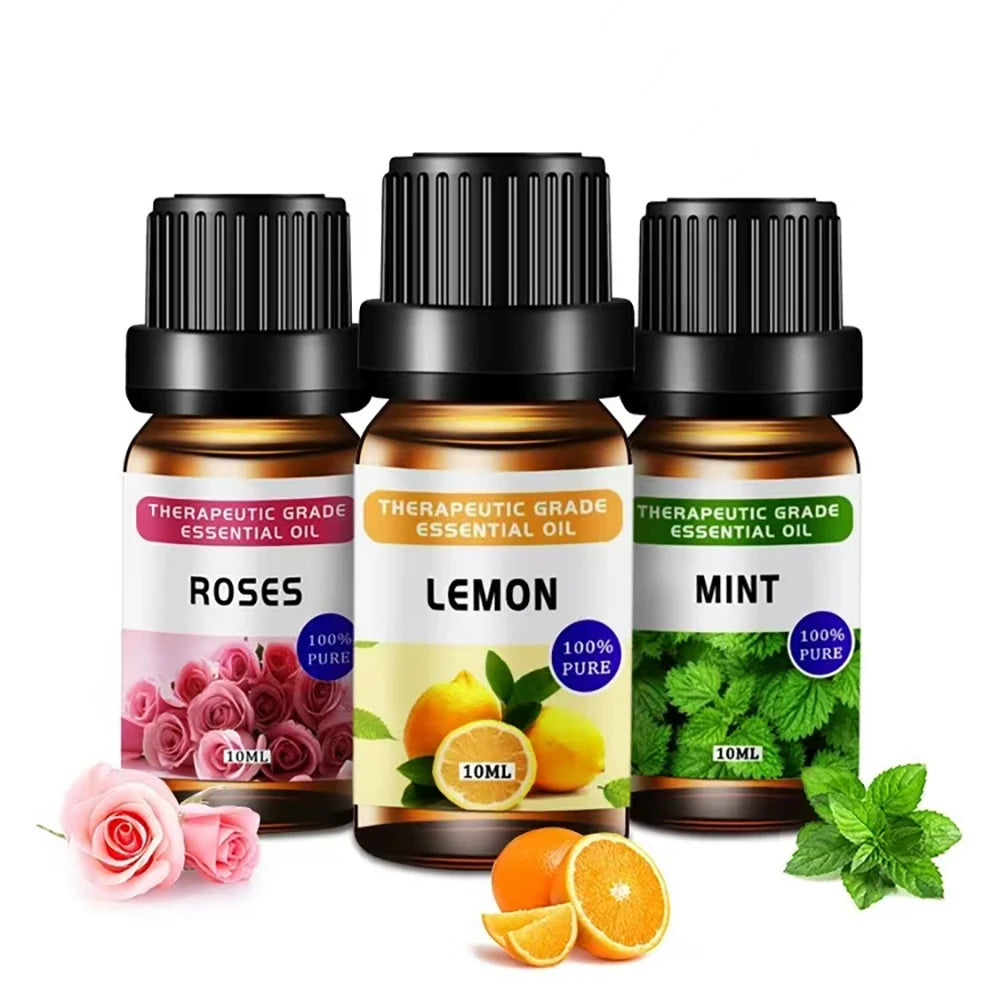 12-Bottle Essential Oil Set for Humidifiers – Aromatherapy Blend