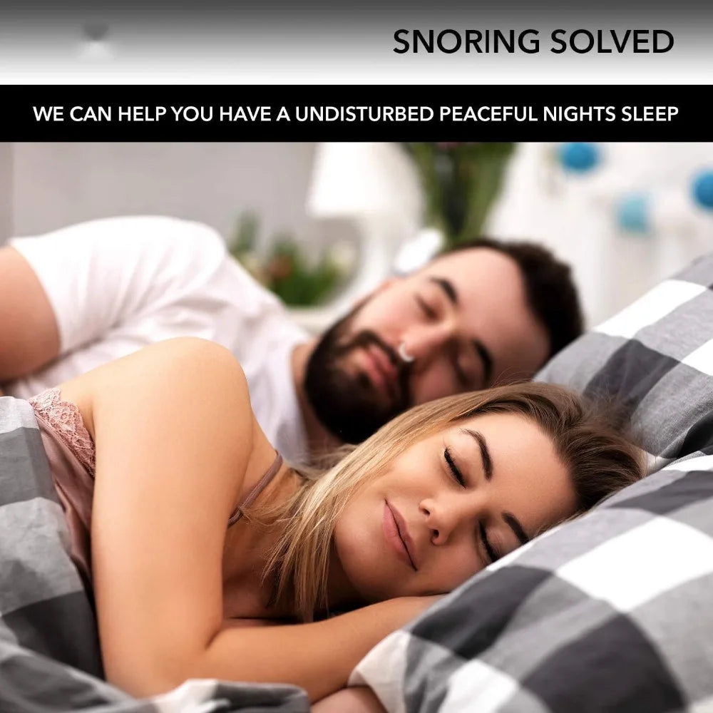 Anti-Snoring Nasal Dilator Nose Clip – Silent Sleep Aid Device