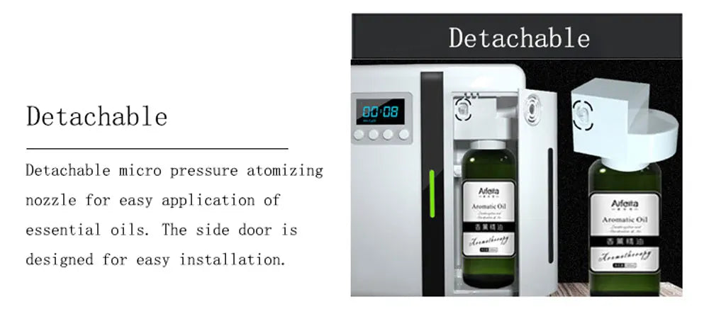 Wall-Mounted 160ML Aroma Diffuser with Fan – Hotel & Home Fragrance