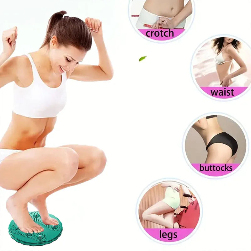 Waist Twisting Disc Balance Board with Massage & Magnetic Therapy