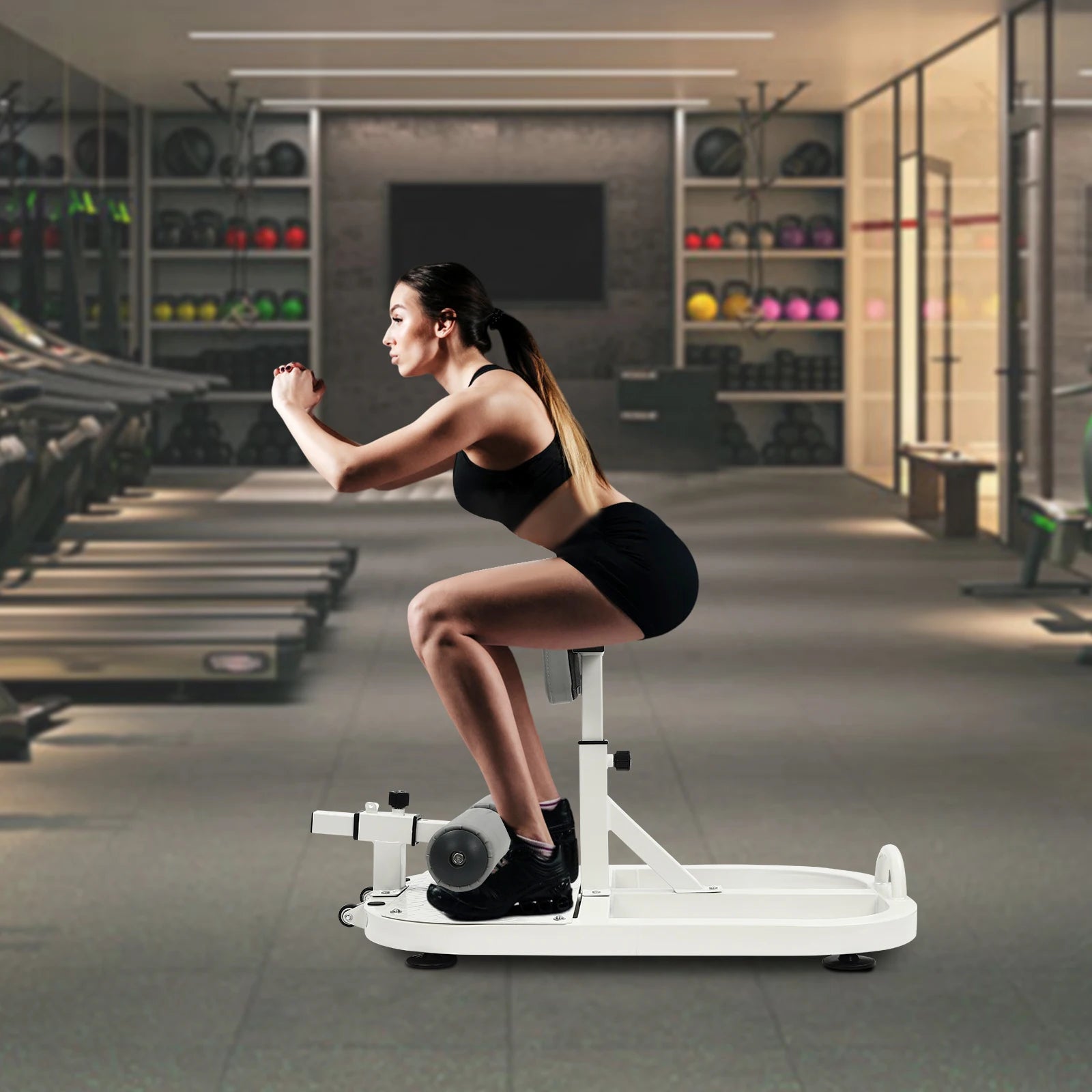 Multi-Function Deep Squat Bench Home Gym Station