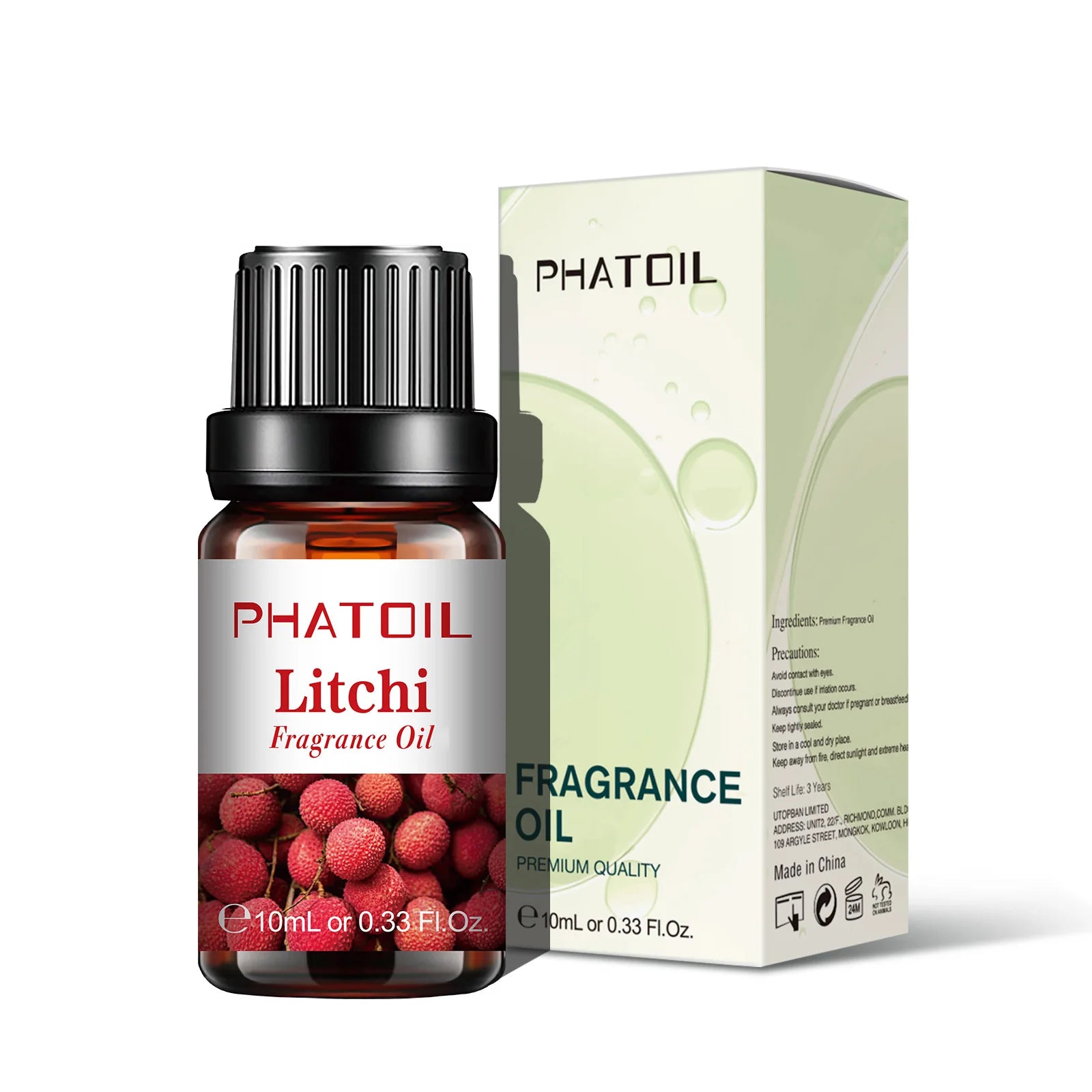 PHATOIL 10ml Fruit Fragrance Oil Set for Soap & Candle Making