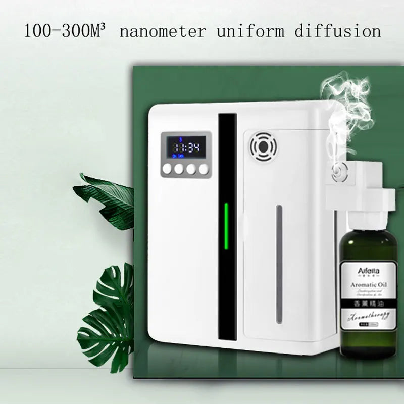 Wall-Mounted 160ML Aroma Diffuser with Fan – Hotel & Home Fragrance