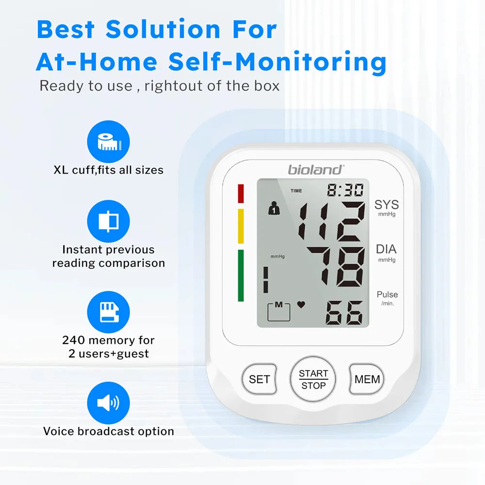 Bioland 2005 Automatic Digital Upper Arm Blood Pressure Monitor