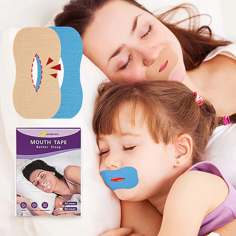 Anti-Snoring Sleep Strips – Gentle Mouth Seal Tape