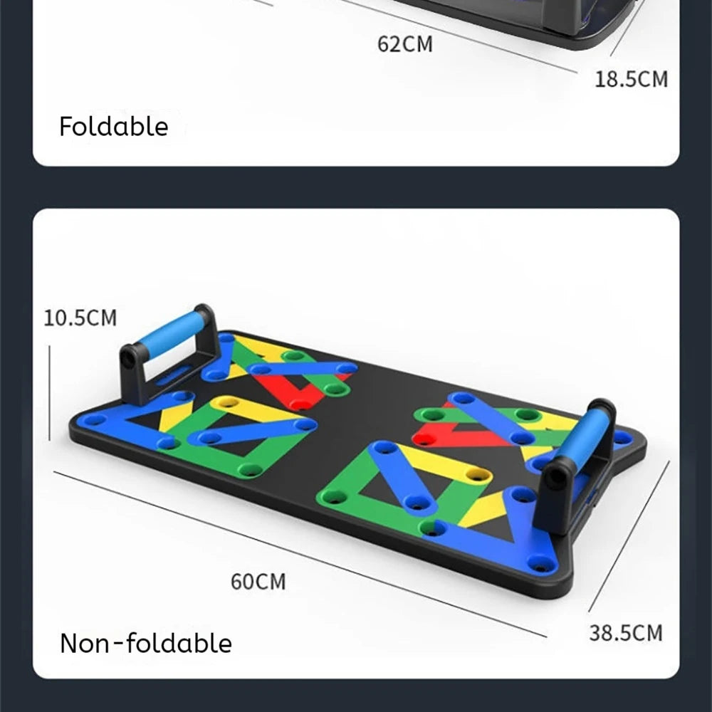 Foldable Push Up Board – Chest & Core Training Equipment