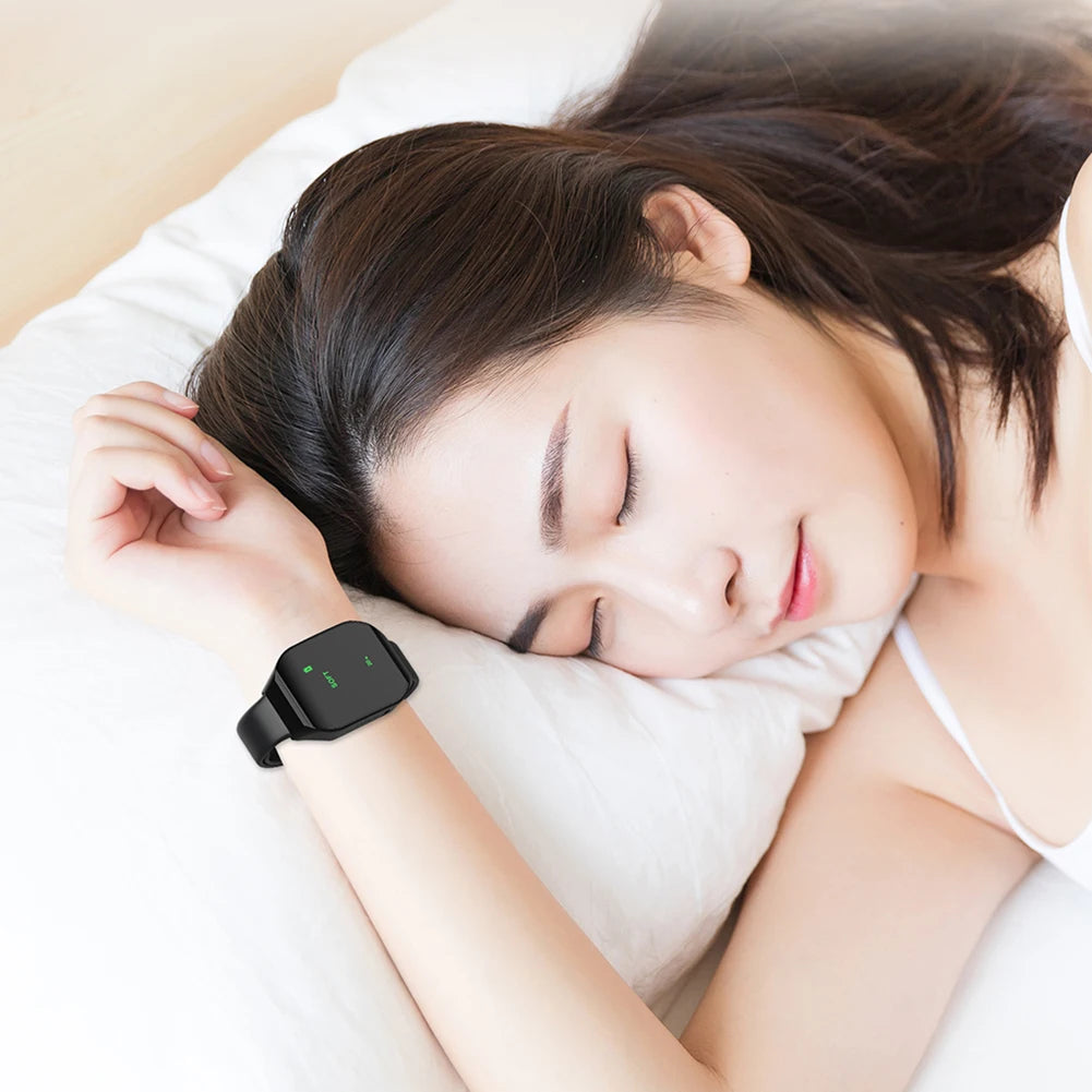 Electric EMS Sleep Aid Watch – Type-C Rechargeable Microcurrent Therapy