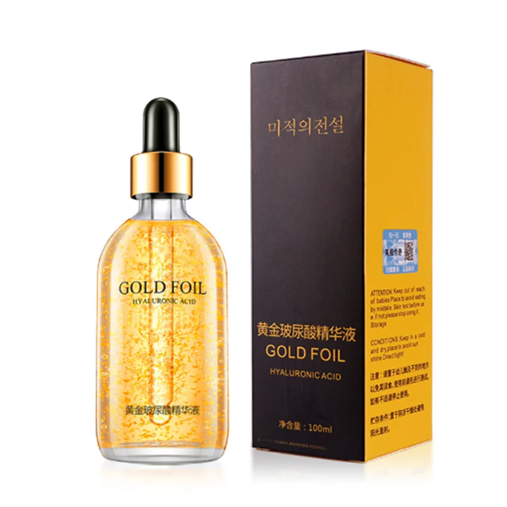 100ml 24K Gold Hyaluronic Acid Face Serum – Anti-Aging & Whitening