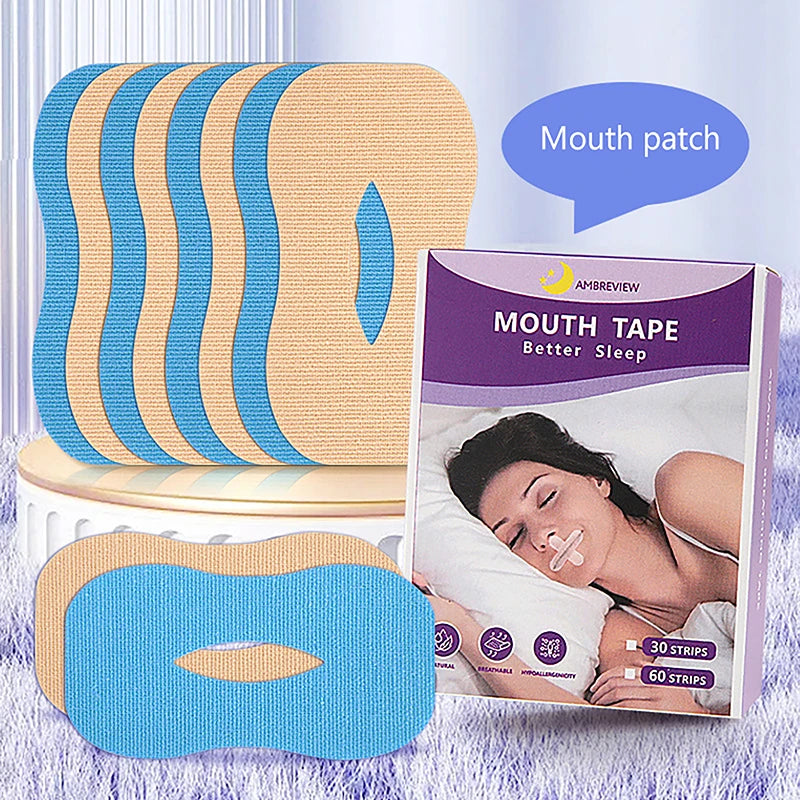 Anti-Snoring Sleep Strips – Gentle Mouth Seal Tape
