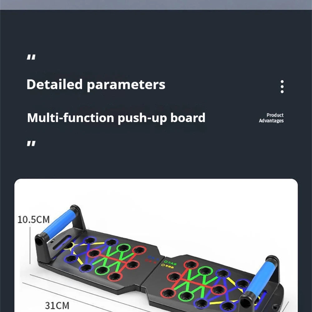 Foldable Push Up Board – Chest & Core Training Equipment