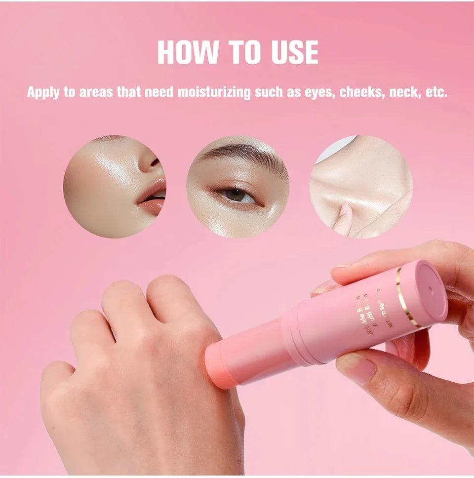 Korean Collagen Multi Balm Stick – Pink Glow & Wrinkle Care