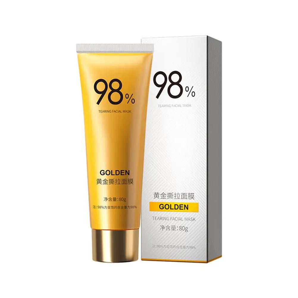80g Gold Peel-Off Mask – Deep Cleansing & Pore Tightening