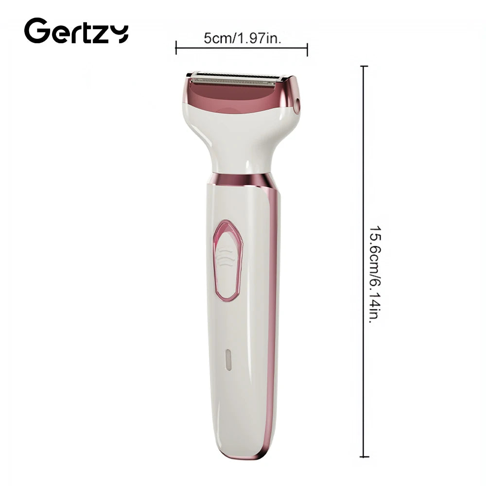 4-in-1 Rechargeable Electric Razor for Women – Wet & Dry Grooming Kit