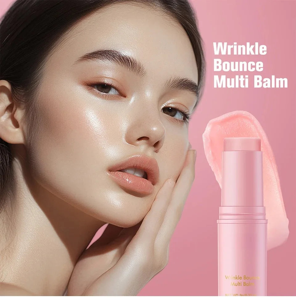 Korean Collagen Multi Balm Stick – Pink Glow & Wrinkle Care