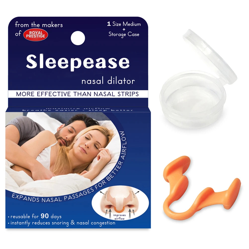 Silicone Nose Clip Anti-Snoring Nasal Dilator – Easy Breathe Sleep Aid