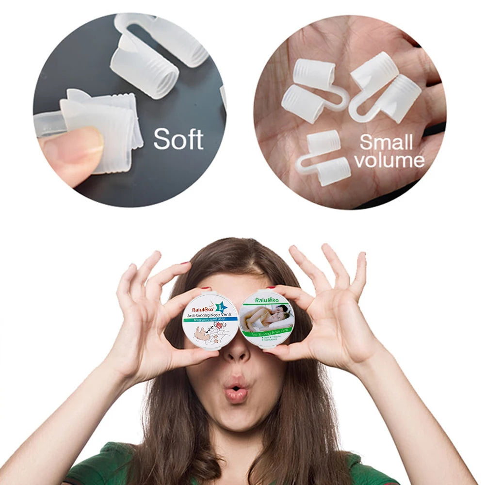 Anti-Snoring Nasal Dilator Nose Clip – Silent Sleep Aid Device