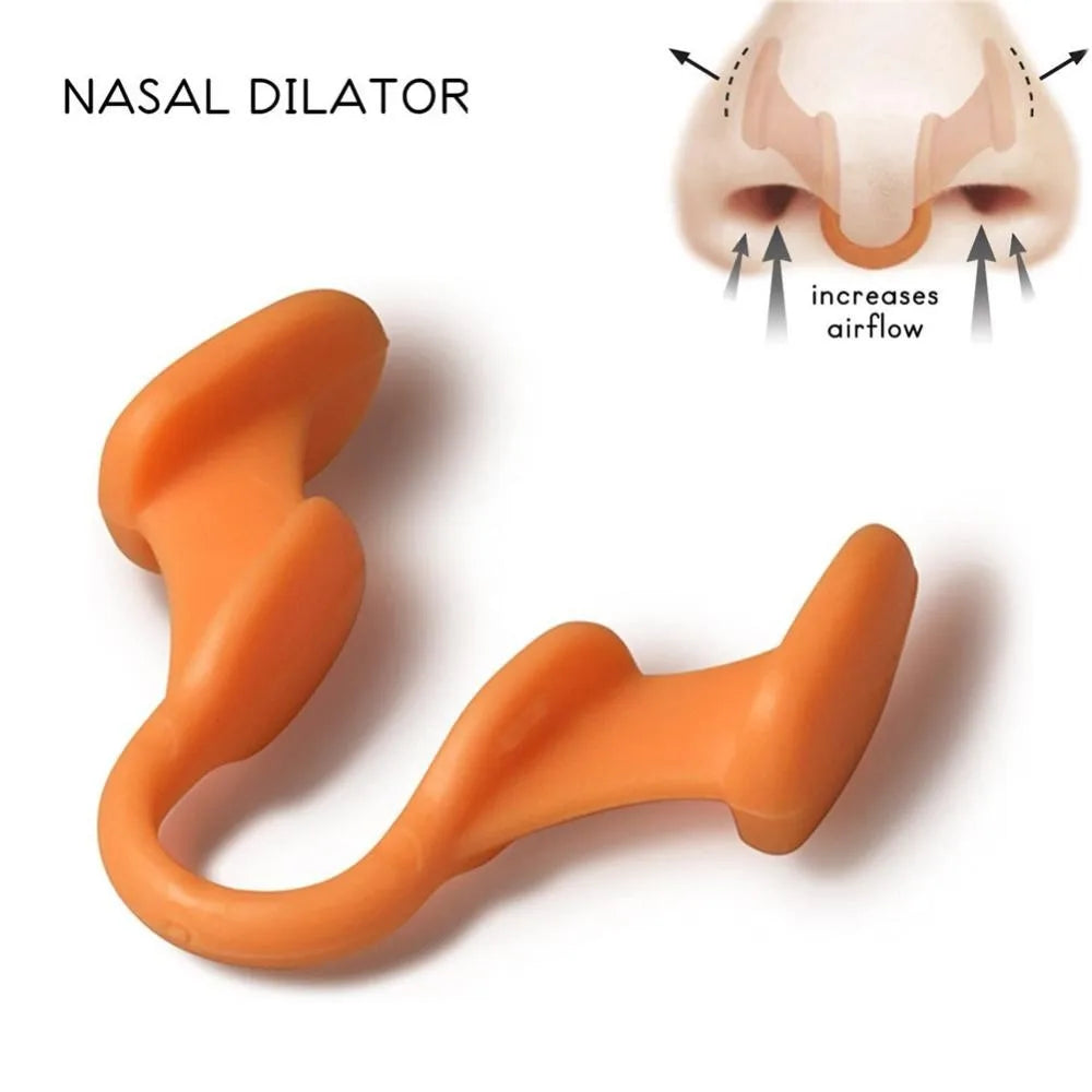 Silicone Nose Clip Anti-Snoring Nasal Dilator – Easy Breathe Sleep Aid