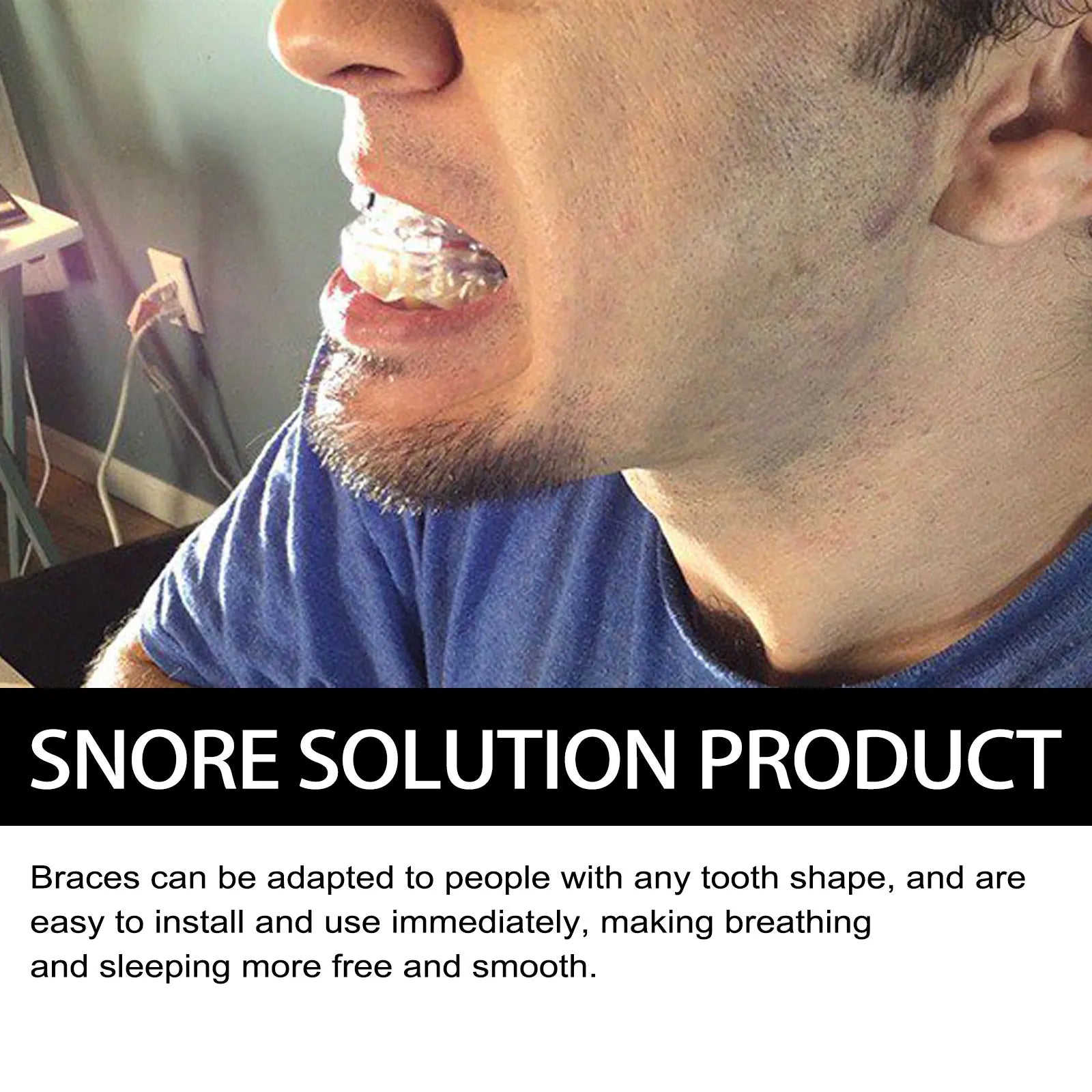 Physical Anti-Snoring Mouth Guard – Bruxism & Sleep Quality Aid