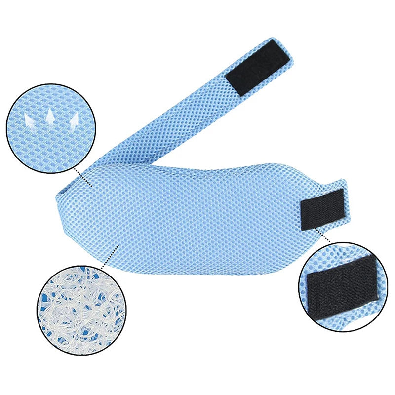 Adjustable Anti-Snoring Neck Brace & Chin Strap – Sleep Aid