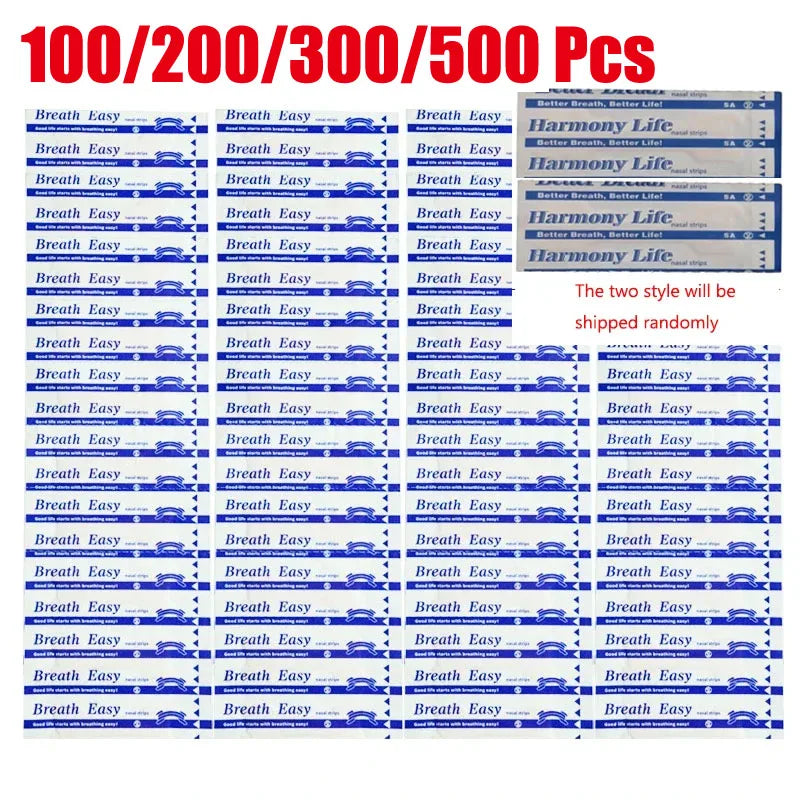 Breath Nasal Strips Stop Snoring Nose Patch – 100/500 PCS Sleep Aid