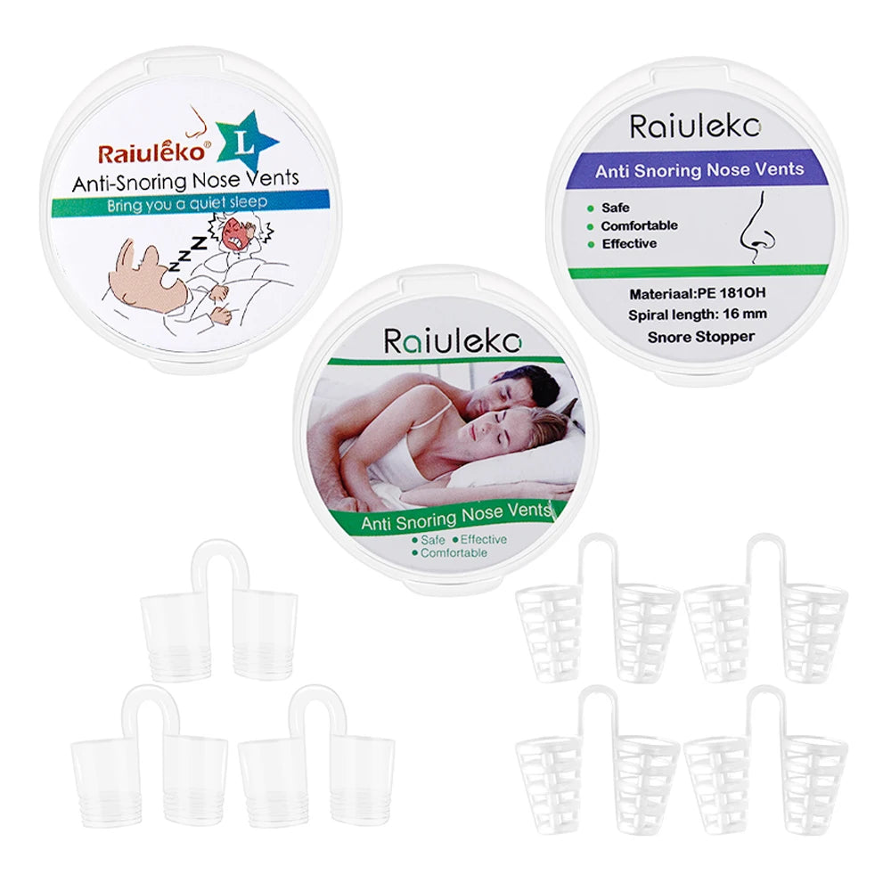 Anti-Snoring Nasal Dilator Nose Clip – Silent Sleep Aid Device