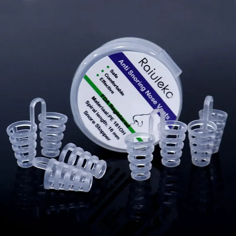 Anti-Snoring Nasal Dilator Nose Clip – Silent Sleep Aid Device