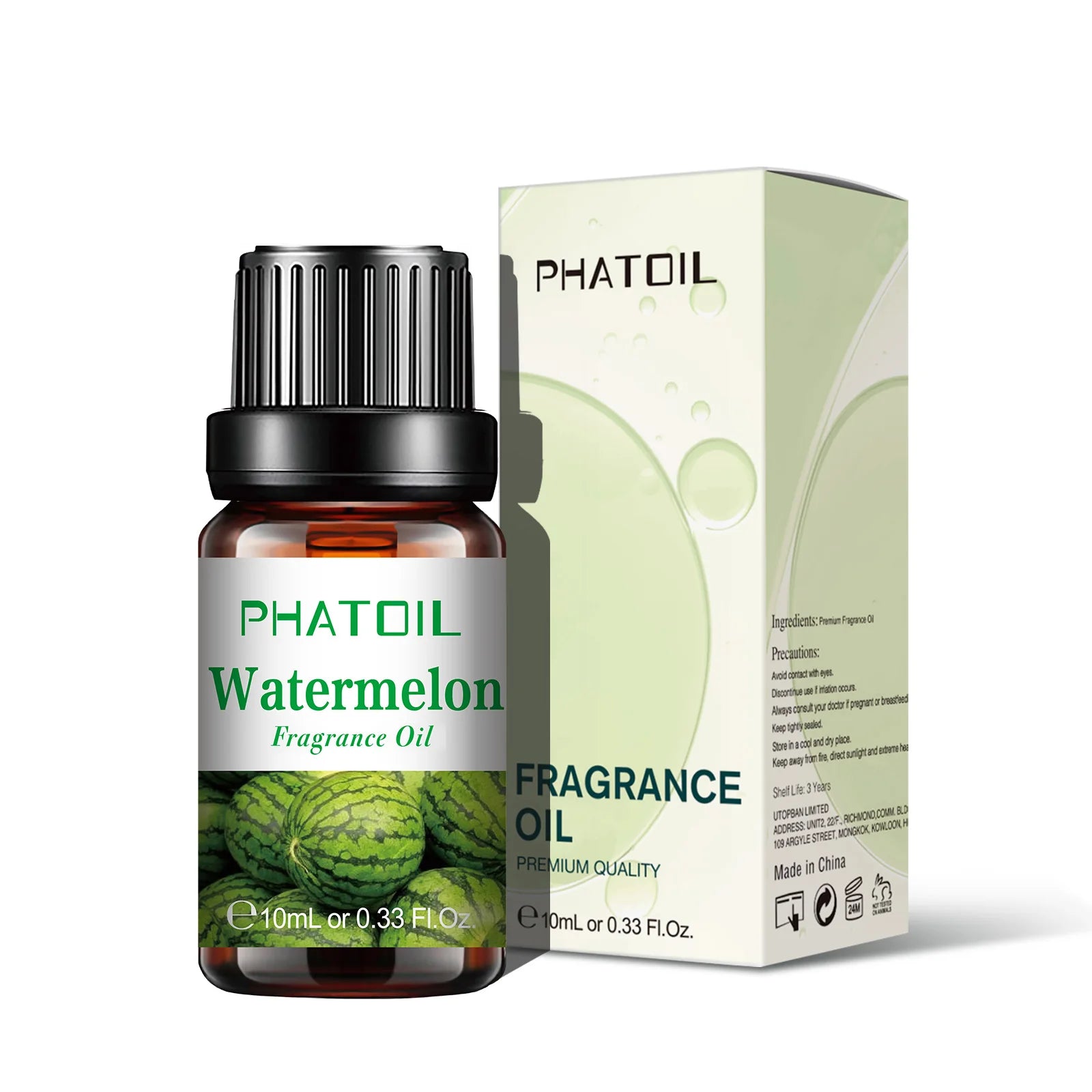 PHATOIL 10ml Fruit Fragrance Oil Set for Soap & Candle Making