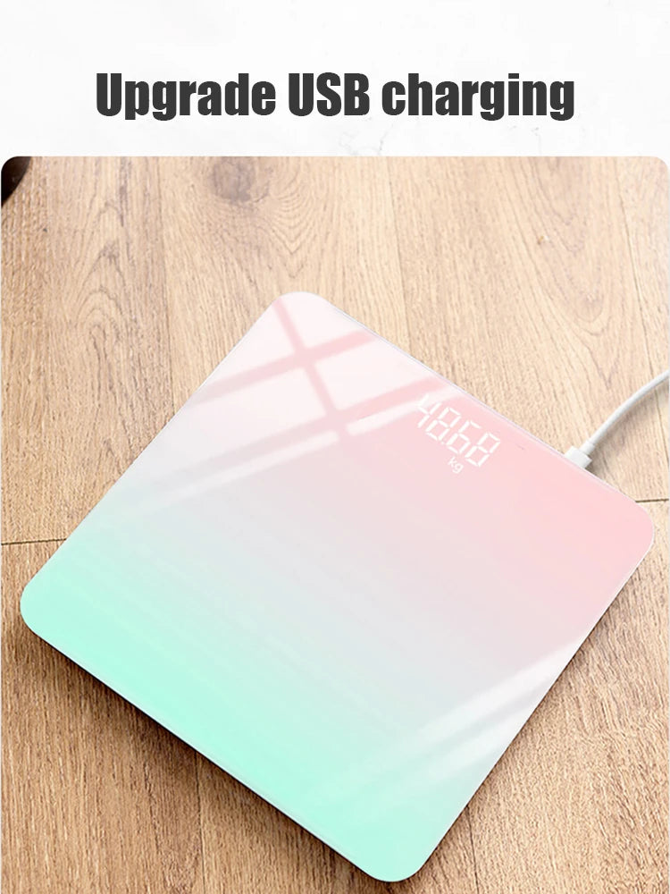 Smart Gradient Glass Body Weight Scale