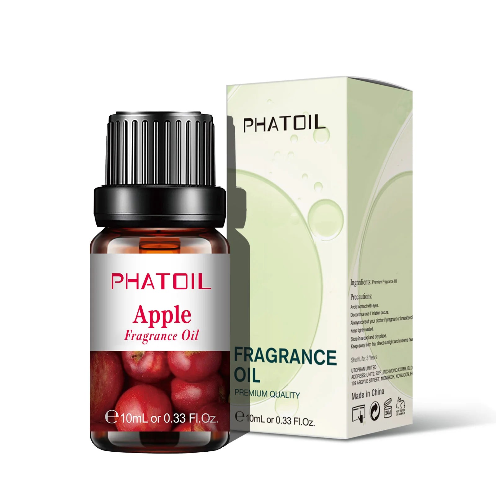 PHATOIL 10ml Fruit Fragrance Oil Set for Soap & Candle Making