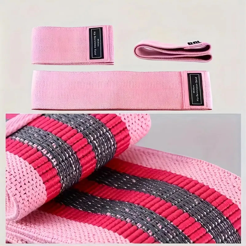 Cotton Resistance Hip Band for Squats & Yoga