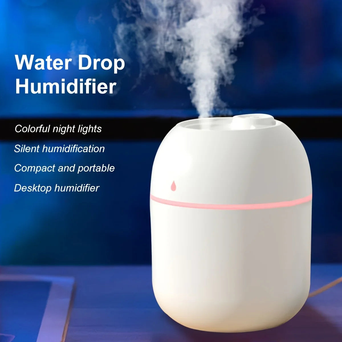 Portable 220ml Mini Cup Spray Mist Humidifier & Aroma Diffuser