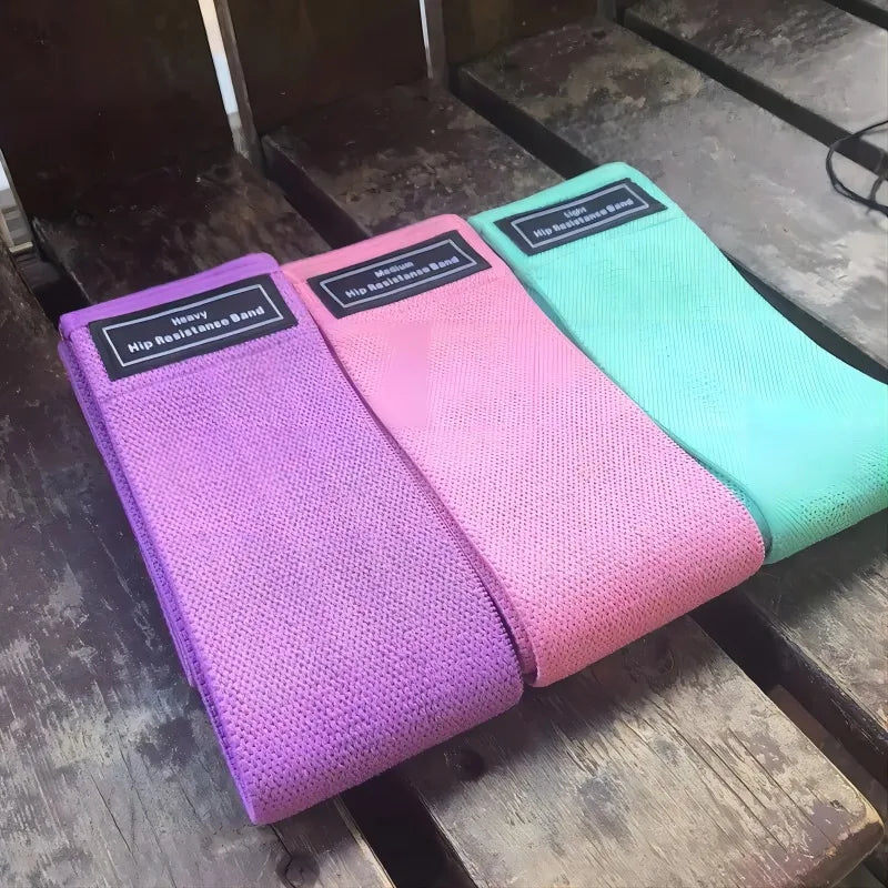 Cotton Resistance Hip Band for Squats & Yoga