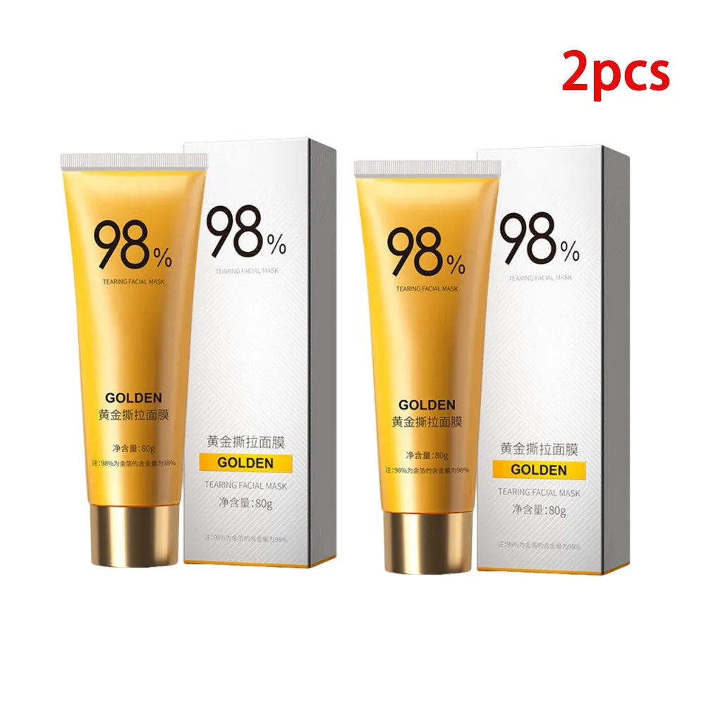 80g Gold Peel-Off Mask – Deep Cleansing & Pore Tightening