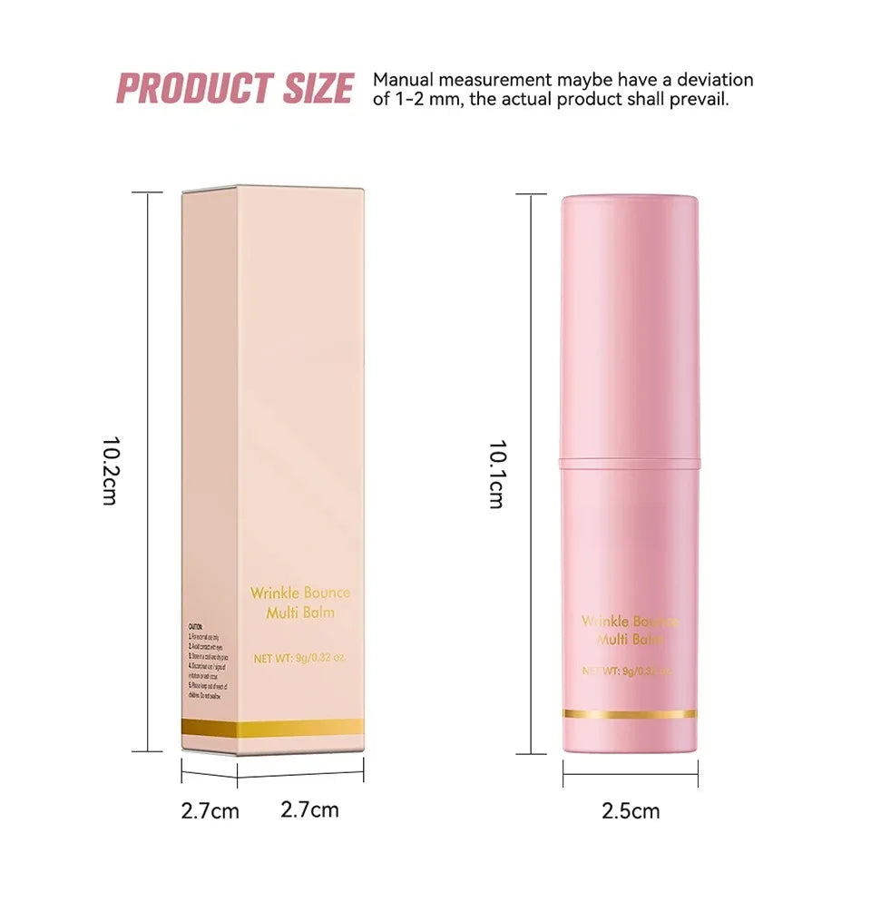 Korean Collagen Multi Balm Stick – Pink Glow & Wrinkle Care