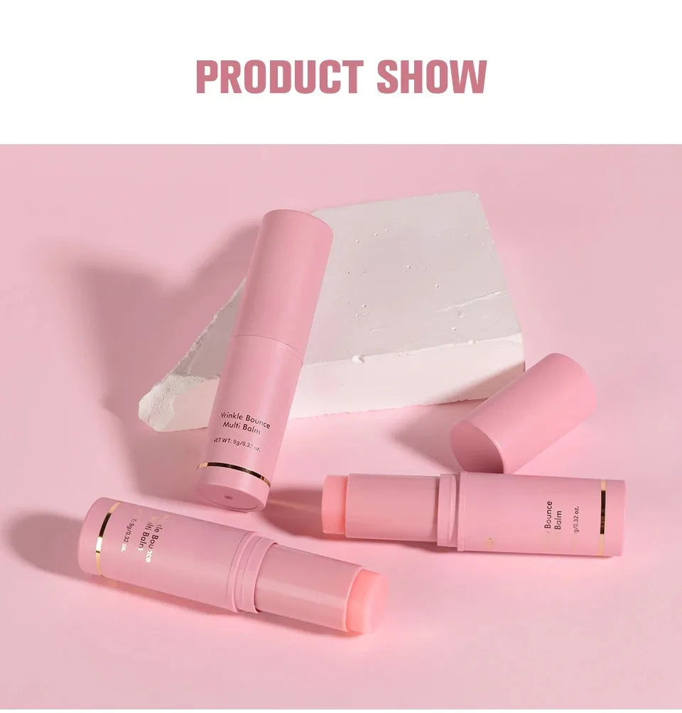 Korean Collagen Multi Balm Stick – Pink Glow & Wrinkle Care