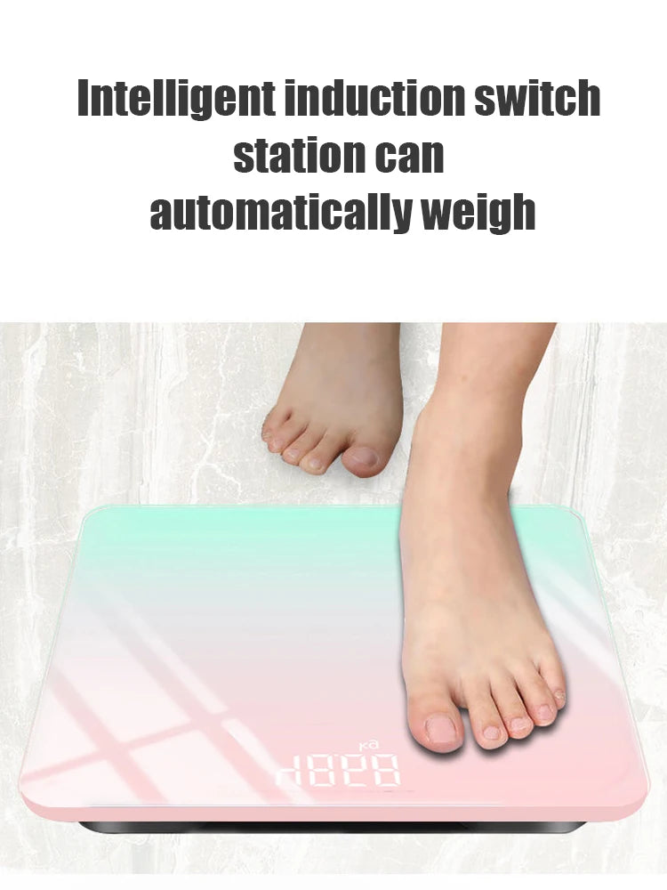 Smart Gradient Glass Body Weight Scale