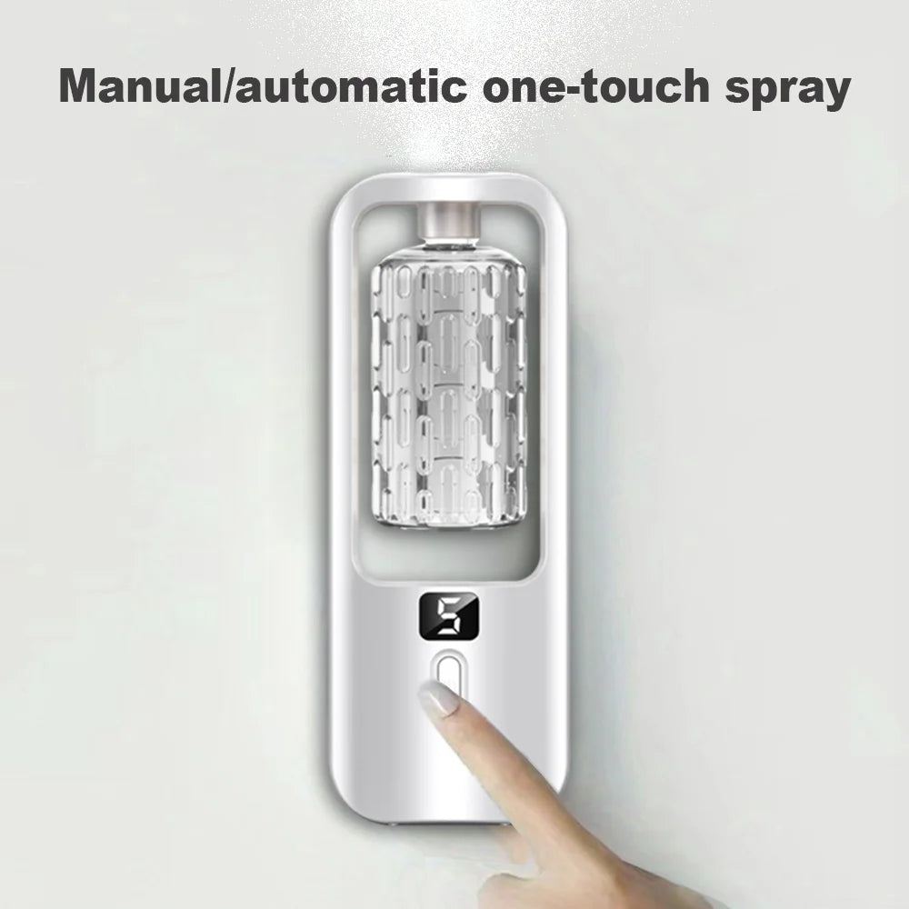 50ml USB Essential Oil Diffuser with LED Display – Wall Mounted