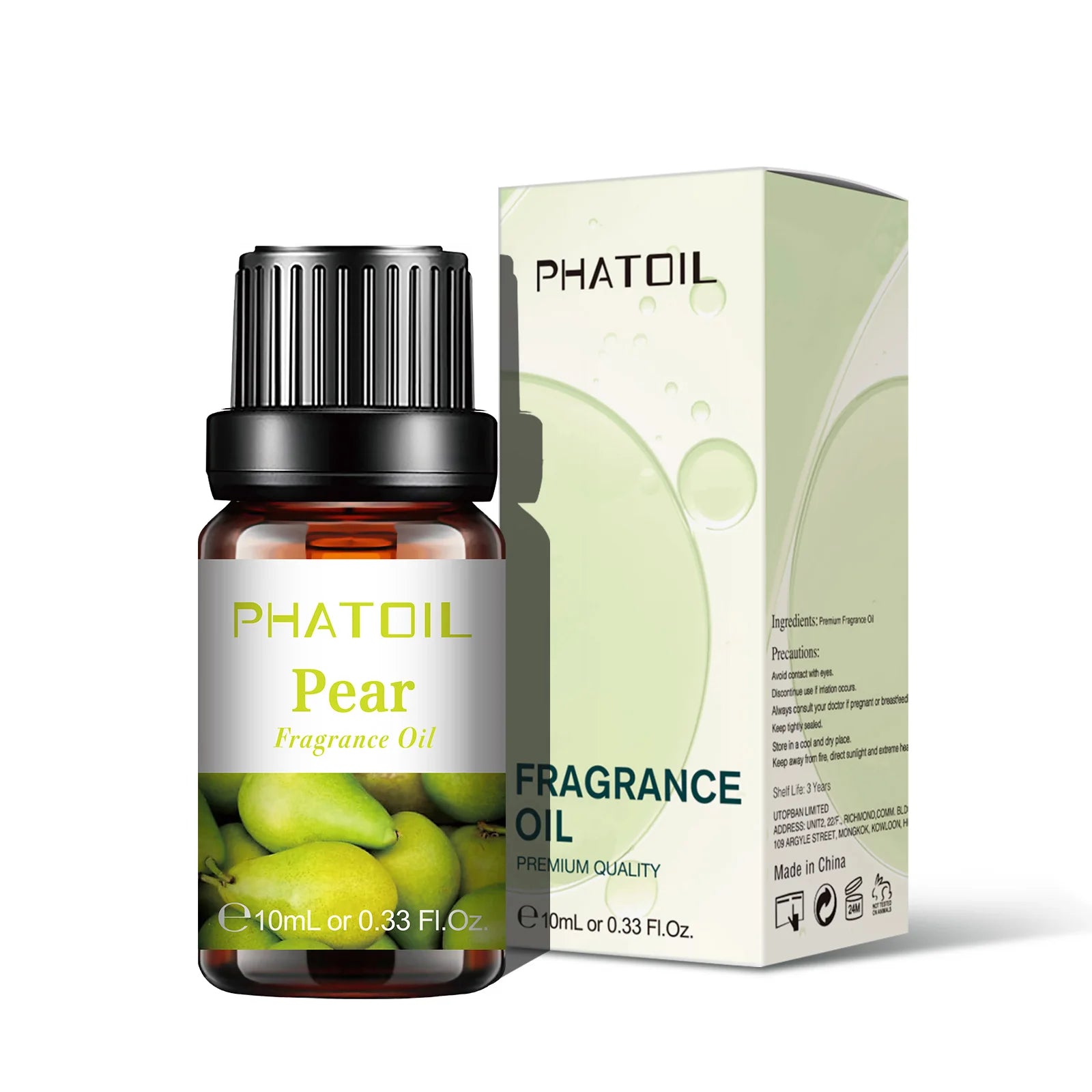 PHATOIL 10ml Fruit Fragrance Oil Set for Soap & Candle Making