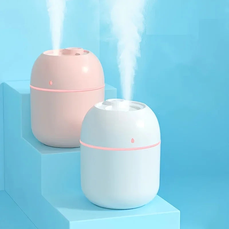 Portable 220ml Mini Cup Spray Mist Humidifier & Aroma Diffuser