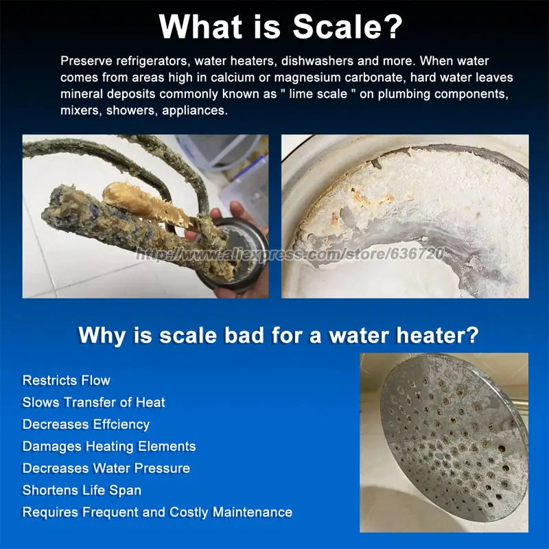 LPS Whole House Inline Water Softener & Scale Inhibitor System