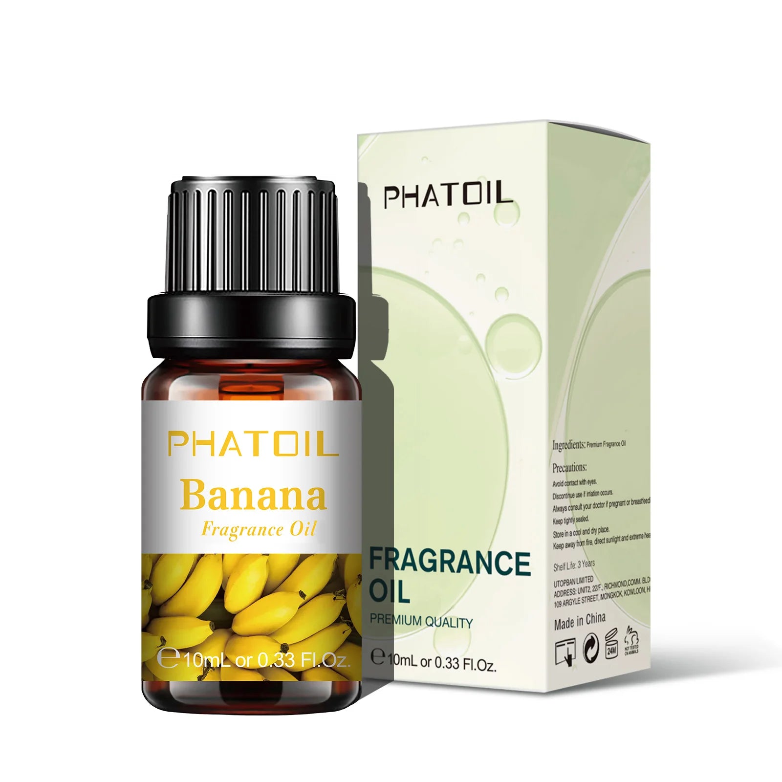 PHATOIL 10ml Fruit Fragrance Oil Set for Soap & Candle Making