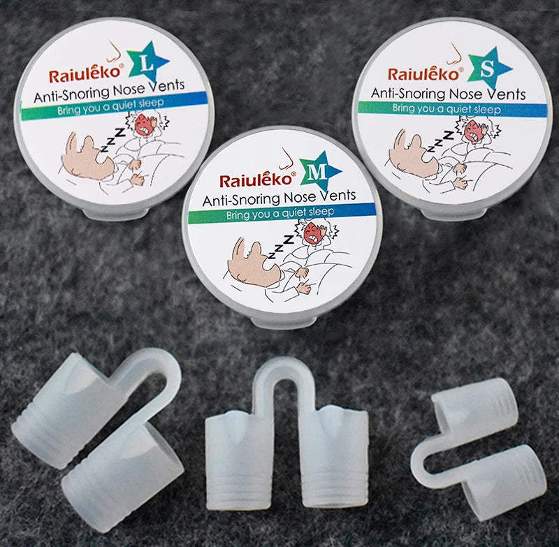 Anti-Snoring Nasal Dilator Nose Clip – Silent Sleep Aid Device