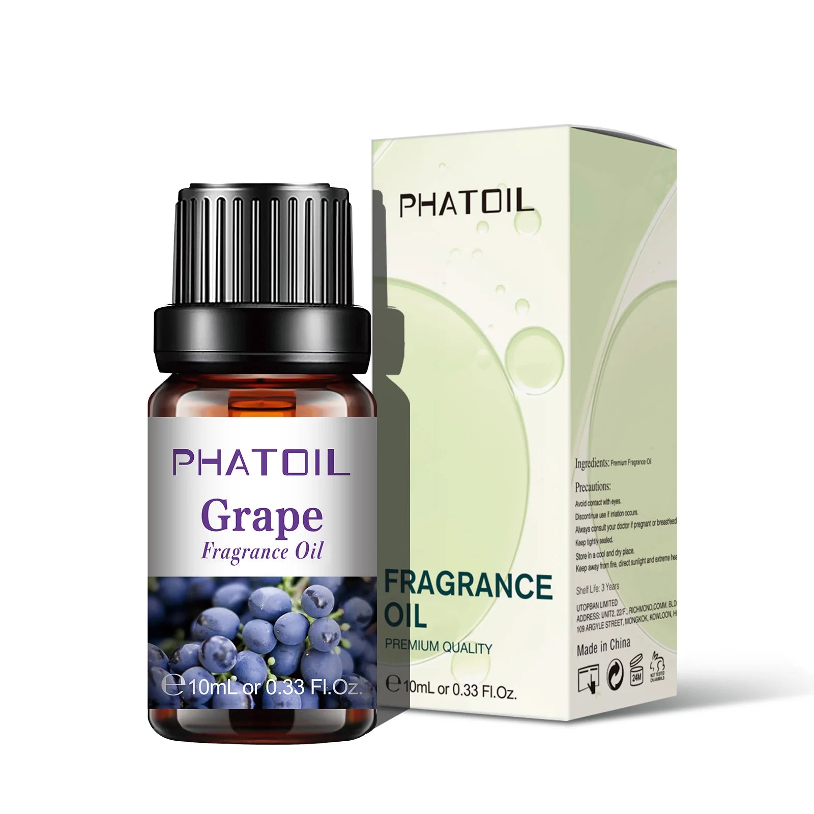 PHATOIL 10ml Fruit Fragrance Oil Set for Soap & Candle Making