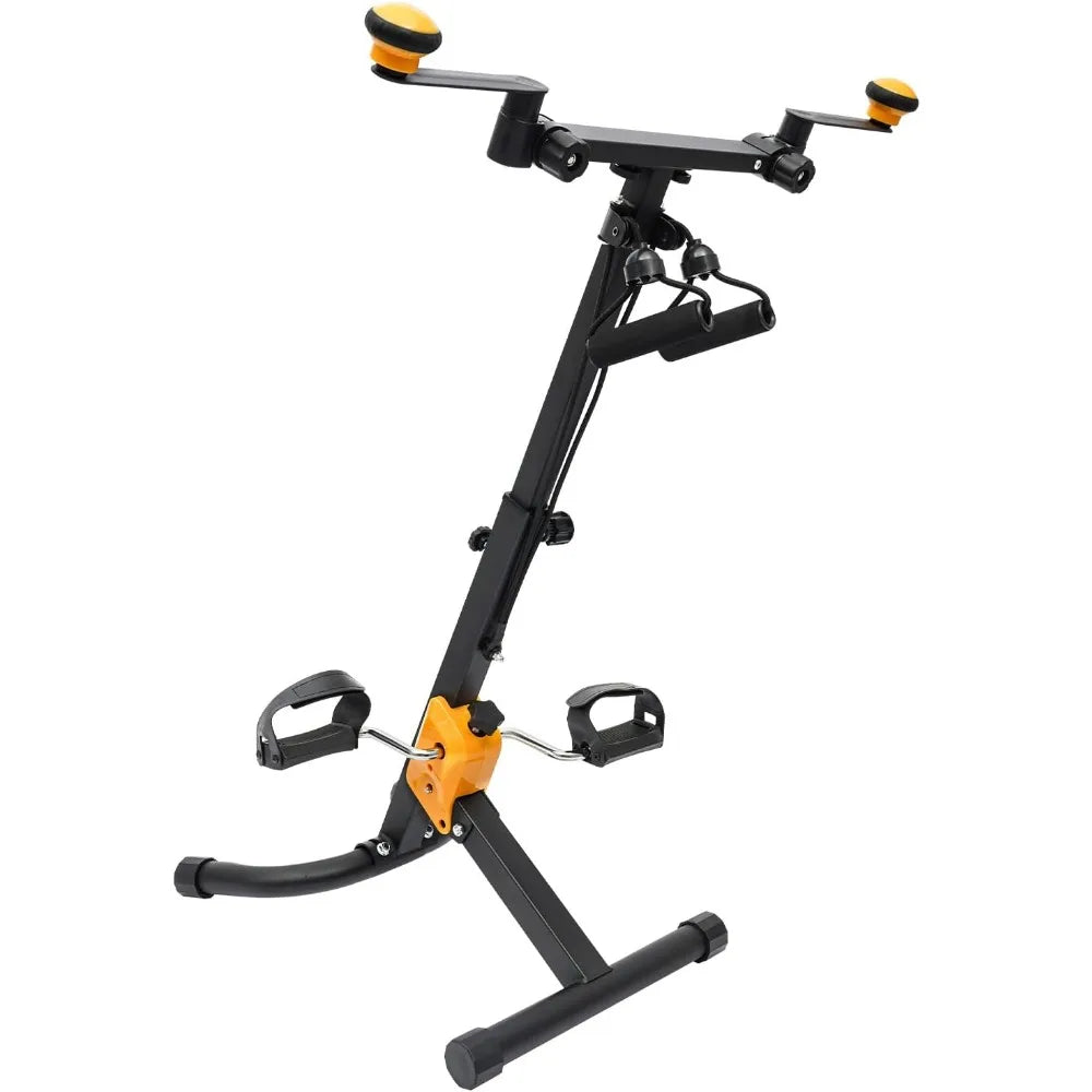 Foldable Pedal Exerciser Bike for Seniors – Adjustable Rehab Fitness