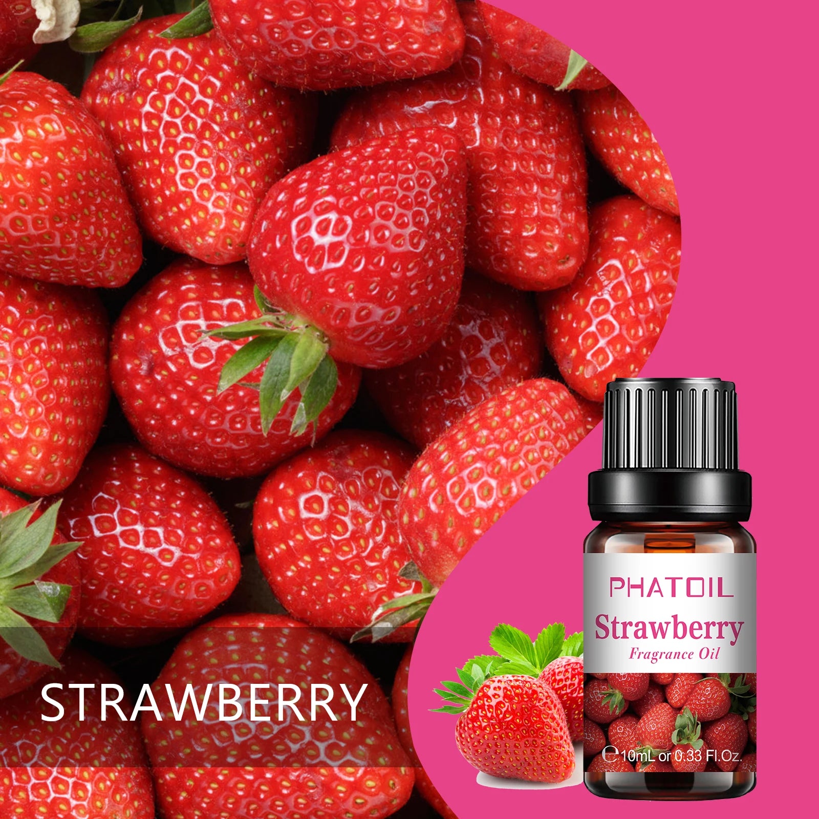 PHATOIL 10ml Fruit Fragrance Oil Set for Soap & Candle Making