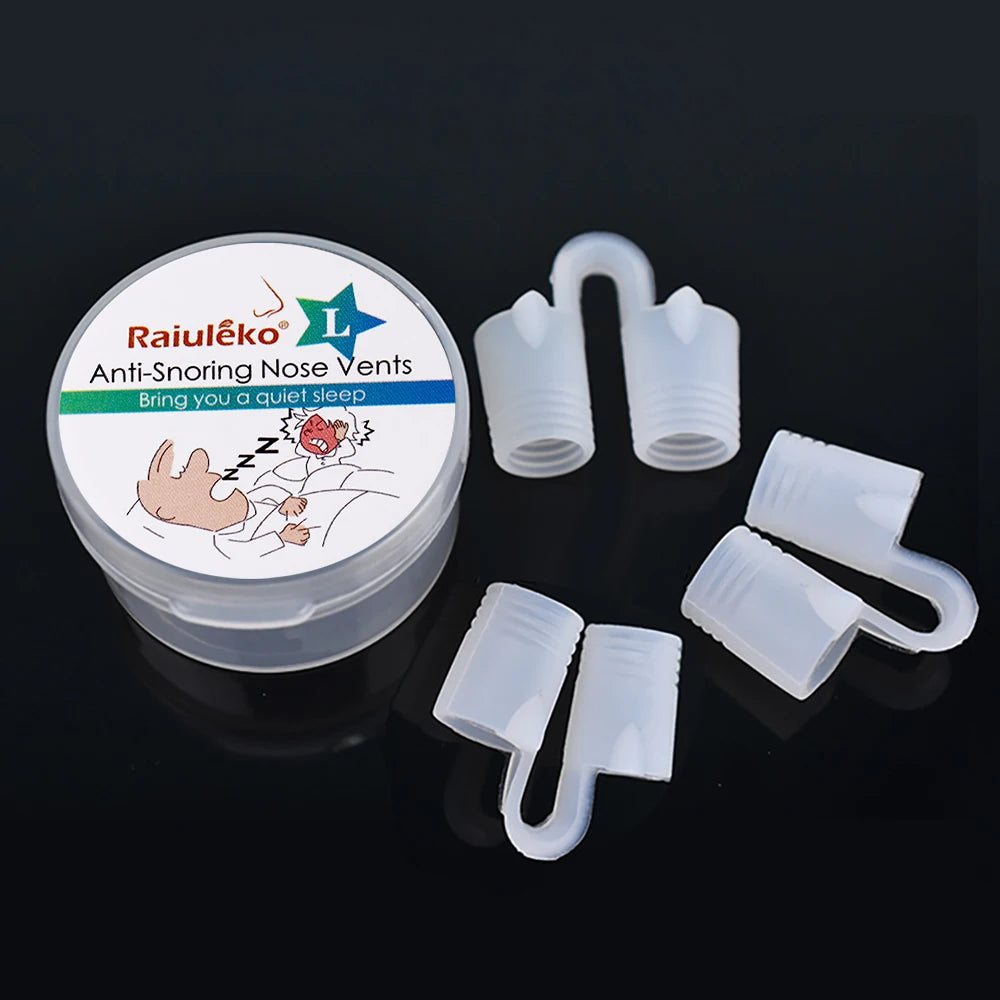 Anti-Snoring Nasal Dilator Nose Clip – Silent Sleep Aid Device
