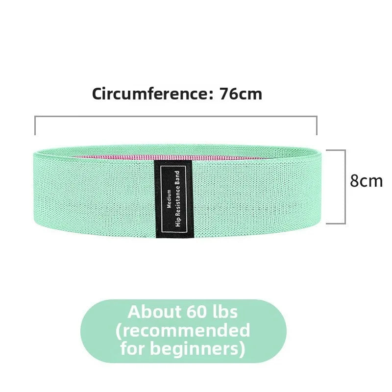 Cotton Resistance Hip Band for Squats & Yoga