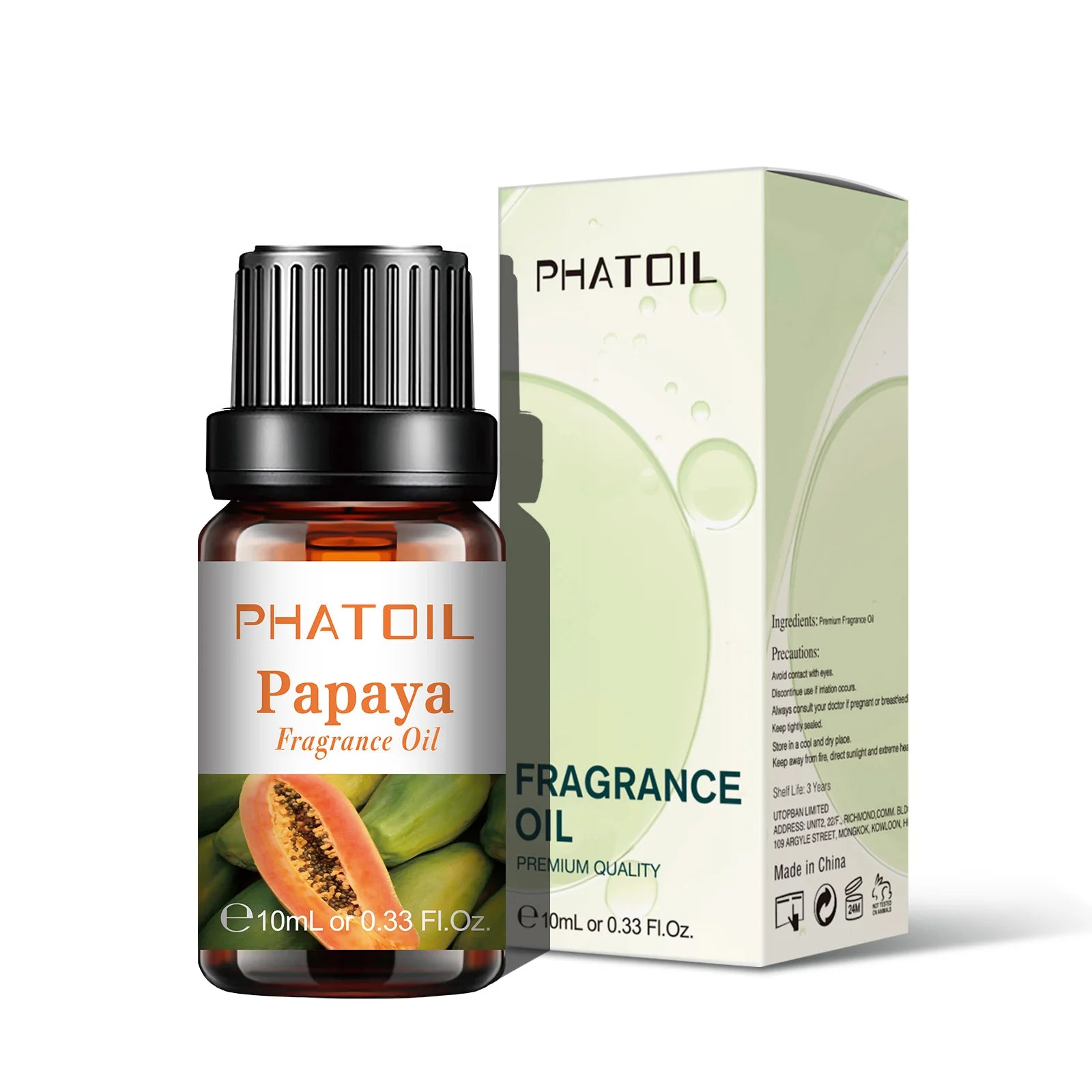 PHATOIL 10ml Fruit Fragrance Oil Set for Soap & Candle Making