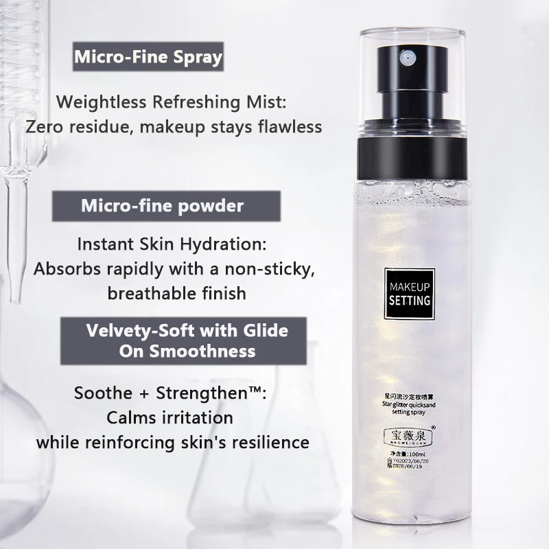 Waterproof Makeup Fixer Spray – Long-Lasting & Oil Control