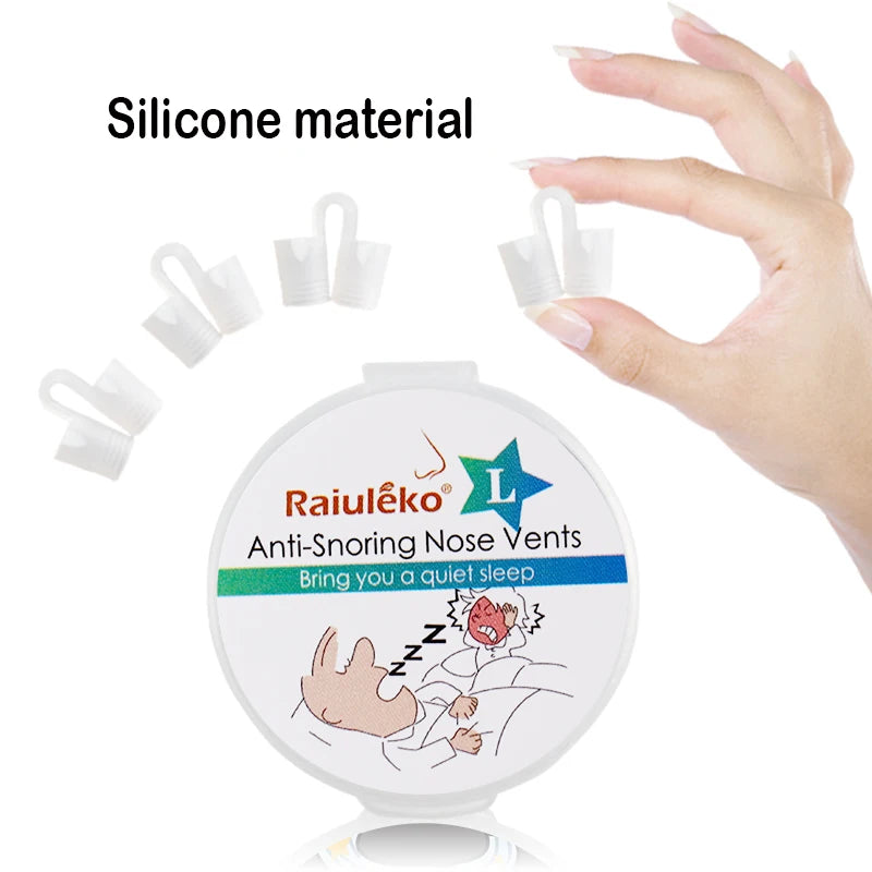 Anti-Snoring Nasal Dilator Nose Clip – Silent Sleep Aid Device
